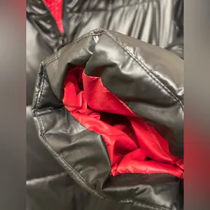 Noize Katy Long Parka, Black Woman’s Size XL. Vegan Cruelty Free thumbnail 5