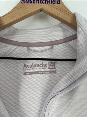Avalanche quarter zip pullover pink large thumbnail 2