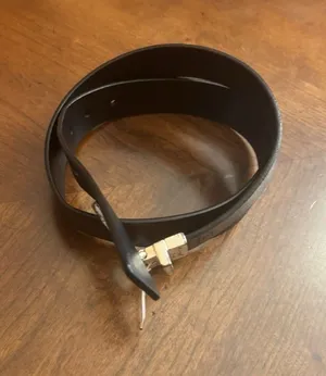 Calvin Klein Men's Black or Brown Leather Reversible Belt Size S thumbnail 1