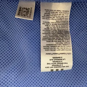 Adidas Track Jacket Women’s Large Light Blue Full Zip Up Running 3 Stripes thumbnail 8