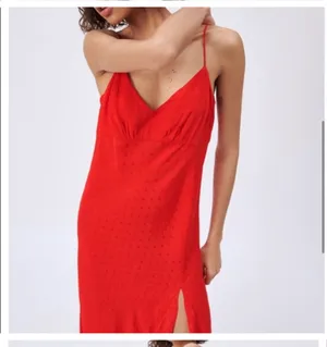 Red Midi Dress without tags thumbnail 6