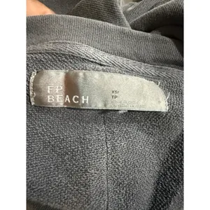 Free People Beach Venice Crewneck Tee In Black Sz‎ XS With Pockets Dress thumbnail 5