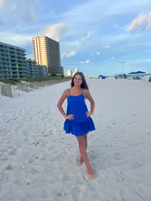Blue SHEIN dress thumbnail 2