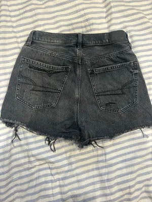 American Eagle Shorts Jean Stretch Black Denim  thumbnail 3