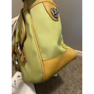 Coach Vintage Garden Tote Green Apple/ Yellow-6734 Coach Cards Included thumbnail 14