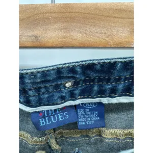 The Blues‎ Y2K Denim Western Jeans Women Sz 20 Country Festival Coachelle Boho thumbnail 7
