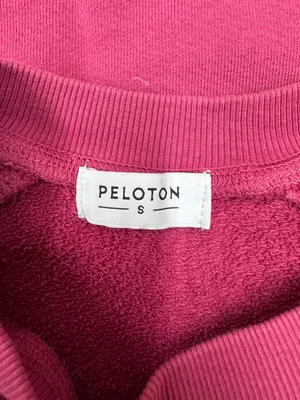 Peloton Rose Logo Pink Sweatshirt Size Small thumbnail 4