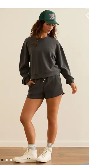 Altar'd State Athletic Grey Sweat Set thumbnail 2