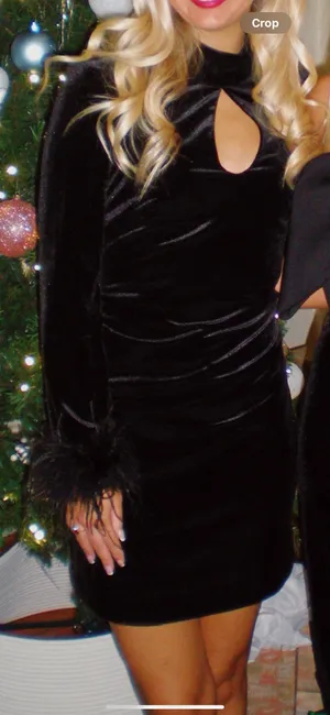 Black Velvet Dress thumbnail 6