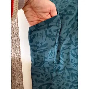 REI Bike Shorts – Blue Green Pattern - Small thumbnail 4