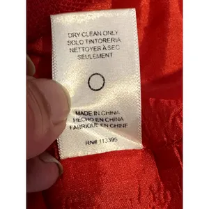 Anyn K Women's Red Strapless 100% Cotton Peplum Mini Dress S Excellent Condition thumbnail 10