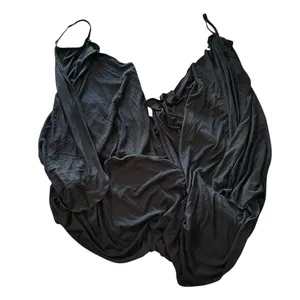 Moda International Black Wrap Around Top thumbnail 3