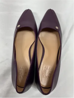 Womans New Naturalizer Georgia Slip On Pumps 8 M Plum Pointed Toe Block Heel thumbnail 5