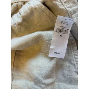 GAP NEW Pull On Wide Leg Linen Blend Pants Womens Size XL Beige thumbnail 11