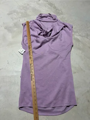 Free people NWT Sleeveless Cowl Neck dress purple MSRP$128 medium thumbnail 3