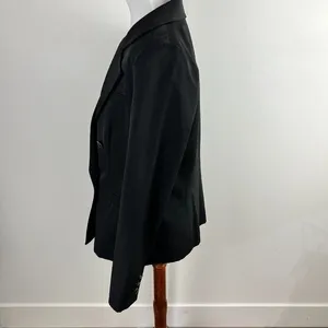 Cabi Black Double Breasted Blazer Gold Buttons Floral Lining‎ 987 Size 6 thumbnail 9