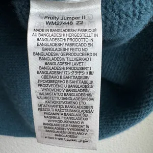 Seasalt Cornwall Fruity Jumper II Teal Blue Merino Wool Knit Sweater US 4 UK 8 thumbnail 6