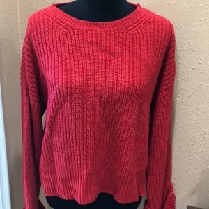 Sanctuary red knit sweater thumbnail 2