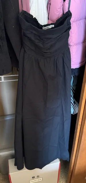 Strapless Black Dress thumbnail 1
