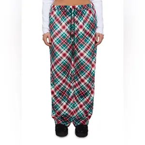 Dollskill Candy Cane Plaid Sweatpants XL NWT IN PACKAGE thumbnail 9