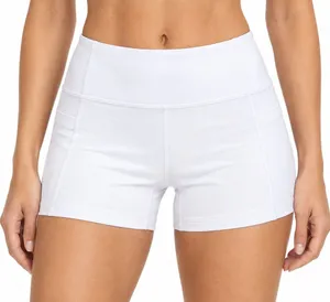 Athleta bike shorts size Small white thumbnail 1