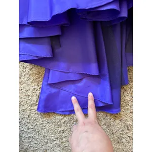 Vintage Dave & Johnny Joseph‎ Lara Purple Sequin Strapless Bow Prom Dress 5/6 thumbnail 14