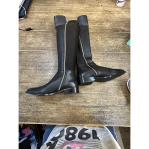 Michael Michael Kors Bromley Over The Knee Riding Boots Women's Black Size 5.5 thumbnail 4