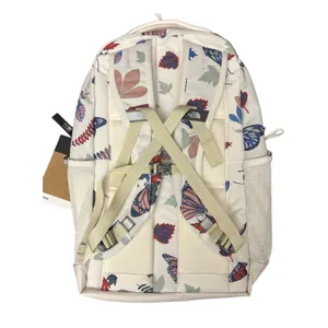 The North Face Women's Jester Backpack Gardenia White Butterfly Print New thumbnail 2