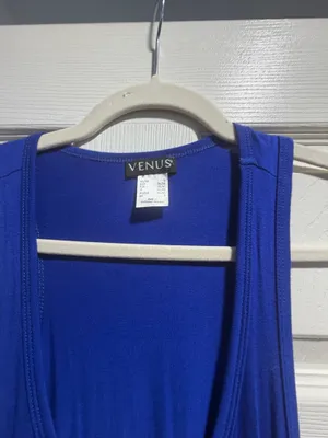 Venus Ruched Bodycon Dress blue M thumbnail 2