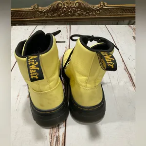 Dr. Martens Combs W‎ Yellow Nylon And Rubber Boots thumbnail 2