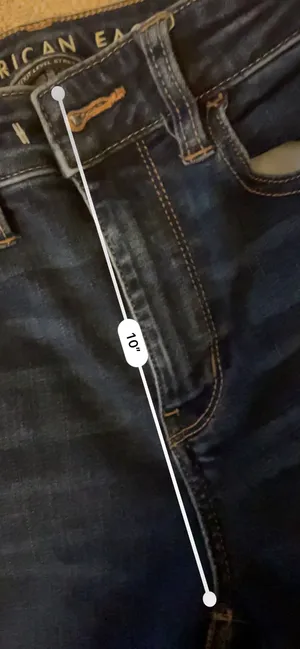 American Eagle Super hi-rise Dark Wash Jeggings thumbnail 2