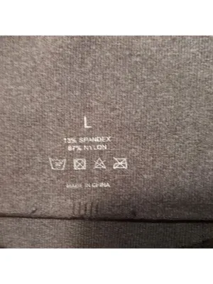 NVGTN gray cropped leggings size Large thumbnail 2