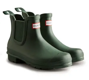 Hunter NEW Women's Original Chelsea Boots, Green Size 11 New w/Tag thumbnail 7