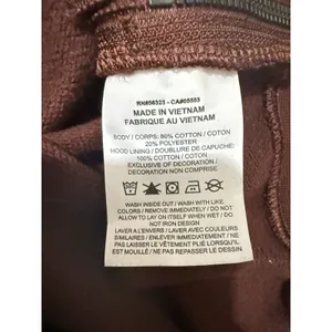 Nike Sportswear Essentials Women’s Brown Hooded Cropped Sweater Size M thumbnail 11