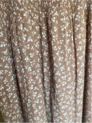 Heyson Floral Smocked Maxi Dress Dusty Blush Cottagecore Boho Romantic Prairie thumbnail 5