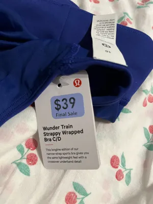 Lululemon Wunder Train Strappy Wrapped Bra C/D thumbnail 4