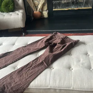 J Galt Brandy Melville Brown Flare Pants Size Small thumbnail 8