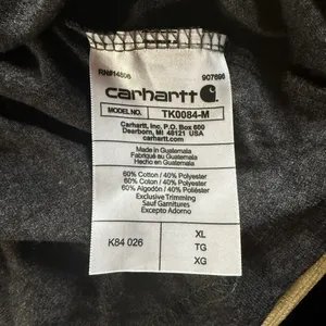 Carhartt Men’s XL Loose Fit Henley T Shirt Pocket Dark Gray NWT TK0084-M thumbnail 5