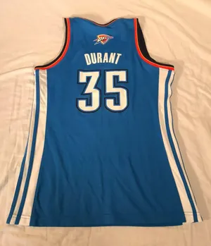 Oklahoma City Kevin Durant Basketball Jersey thumbnail 2