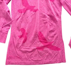 Oiselle Flyte Long Sleeve Size XS Saturday Neon Pink Run Gym Tech Shirt thumbnail 5