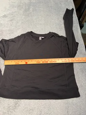 Sweaty Betty Cropped Black Long Sleeve Sweatshirt 4-6 small thumbnail 7