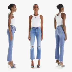 Mother Denim - The Tripper Ankle Fray in Play Like a Pirate Wash Size 28 thumbnail 3