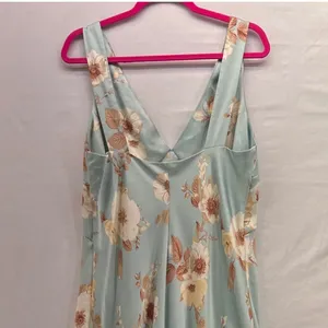A New Day Y2K Floral Maxi Dress Sage Green Large‎ thumbnail 4