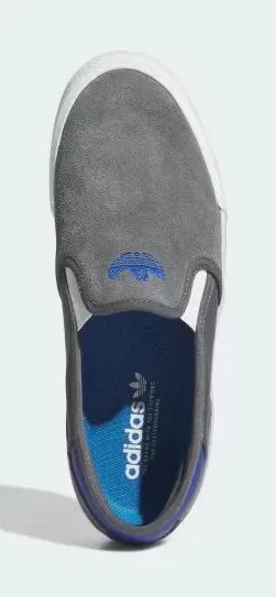 Adidas Shmoofoil Slip-On - Grey / Royal Blue - 6 - Nib thumbnail 1