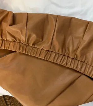 Sonoma Denise Bidot Faux Leather Straight Leg Pants In Coffee Size 2X thumbnail 3