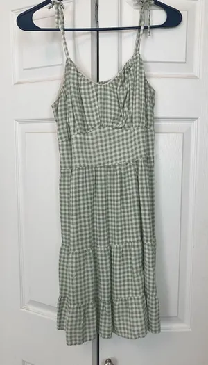 Mini sundress Green Size M thumbnail 1