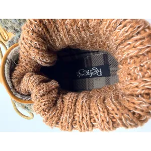 Refresh Wynne-01 Combat Boots Faux Fur Knit Cuff Lace Up Women's 8.5 Tan Winter thumbnail 10
