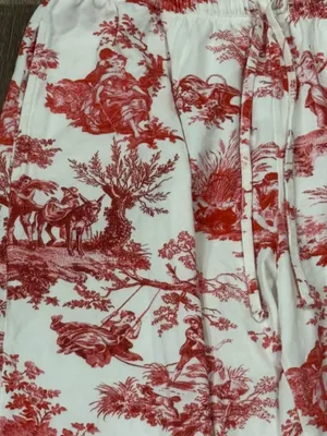 The Cats Pajamas Idle Hours Pima Knit Pajama Pants Women’s Medium thumbnail 4