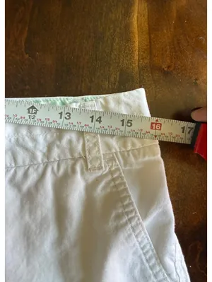 J.Crew White Cotton Chino Shorts Size 8 thumbnail 8
