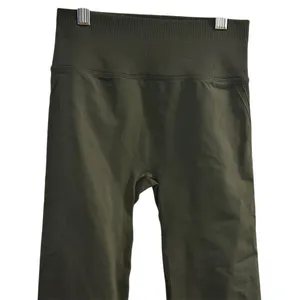 Lululemon Women's High Rise Seamless Leggings Size tag missing Green thumbnail 2